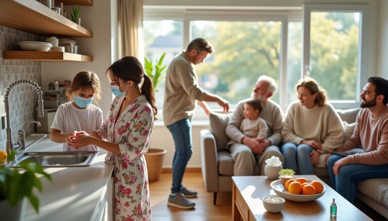 découvrez comment santé publique france recommande d’adopter les gestes barrières pour se protéger de la grippe et s’organiser efficacement en famille.