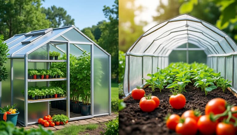 découvrez quelle serre choisir entre la serre palram et la serre tunnel pour cultiver vos tomates et réaliser vos semis avec succès.