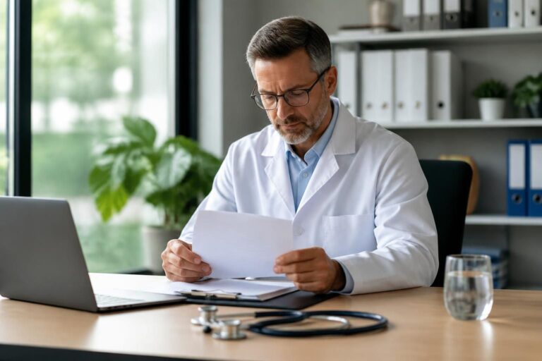 le service médical réalise la vérification du questionnaire de santé pour les prêts immobiliers, assurant une évaluation précise de votre état de santé.