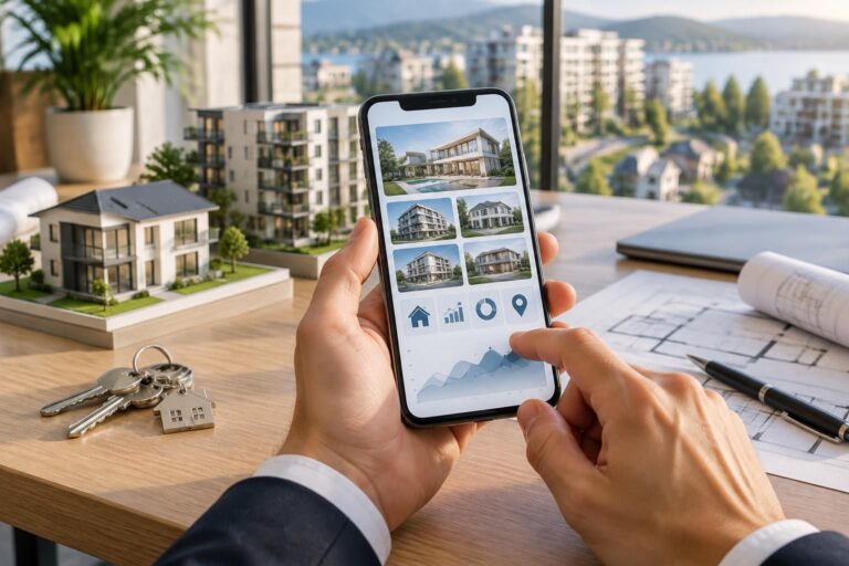 gérez facilement vos biens immobiliers depuis votre application mobile : suivez vos propriétés et simplifiez leur gestion au quotidien.